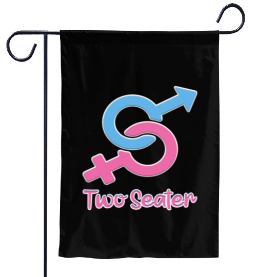 Silk road tees two seater funny Garden Flags