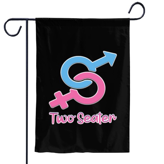 Silk road tees two seater funny Garden Flags