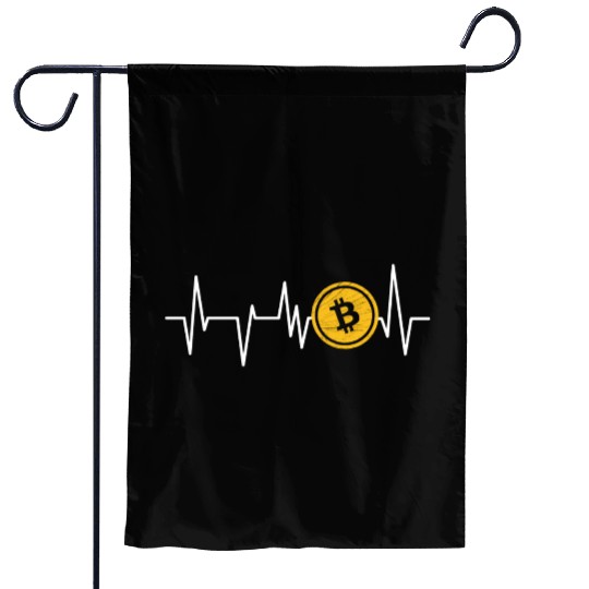 Funny Bitcoin Crypto Blockchain Btc Fun Lovers Garden Flags