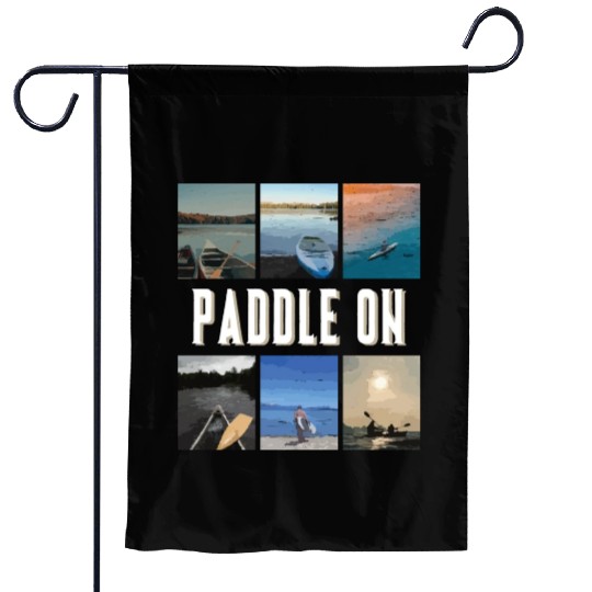 Paddle On Garden Flags