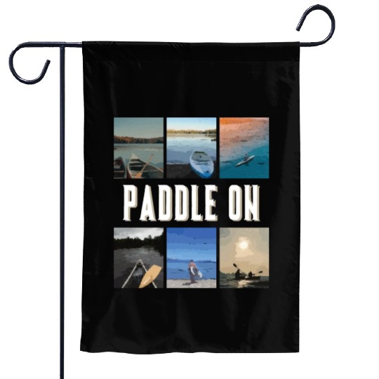 Paddle On Garden Flags