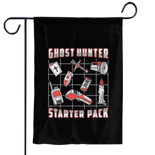 Ghost Hunter Starter Pack Paranormal Ghost Hunting Garden Flags