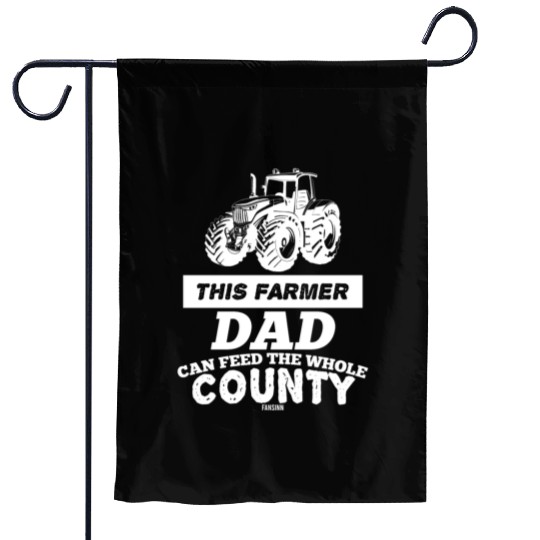 Farmer Dad Agriculture Father's Day Garden Flags