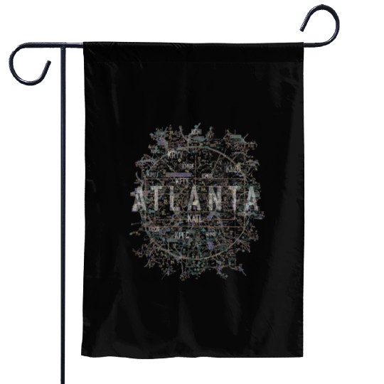 Atlanta Pilot Aviation Air Traffic Control Airspac Garden Flags