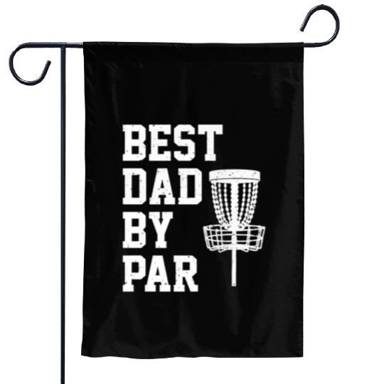 Best Dad By Par Funny Disc Golf Gift Premium Garden Flags
