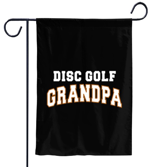 Disc Golf Grandpa Fathers Day Gift Idea Garden Flags