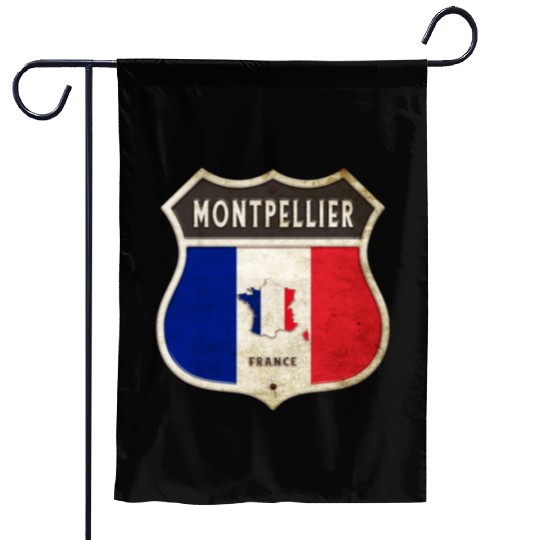 Montpellier France coat of arms flags design Garden Flags
