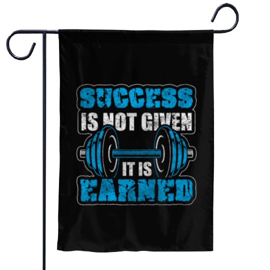 Fitness Sport Strength Training Muscle Garden Flags