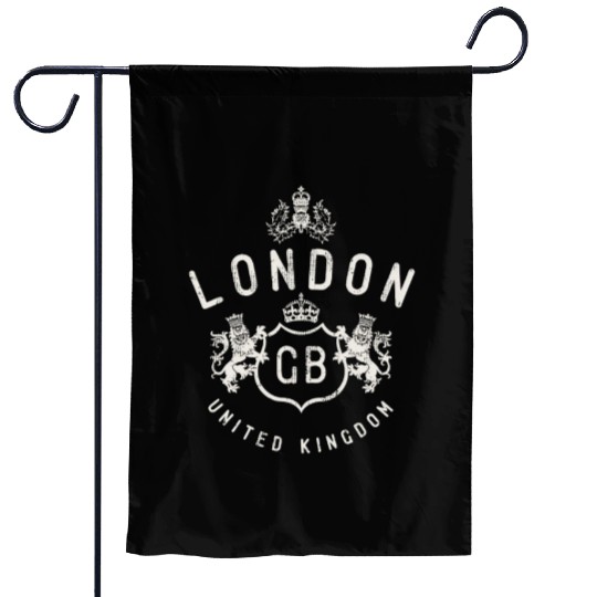London Great Britain Vintage Crown Garden Flags