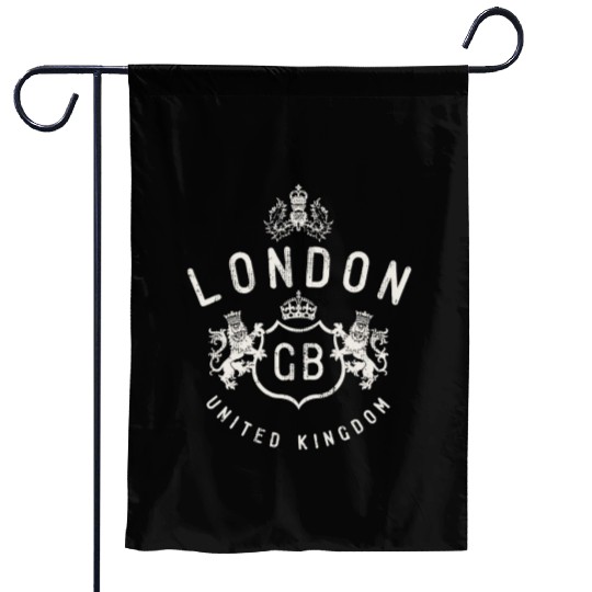 London Great Britain Vintage Crown Garden Flags