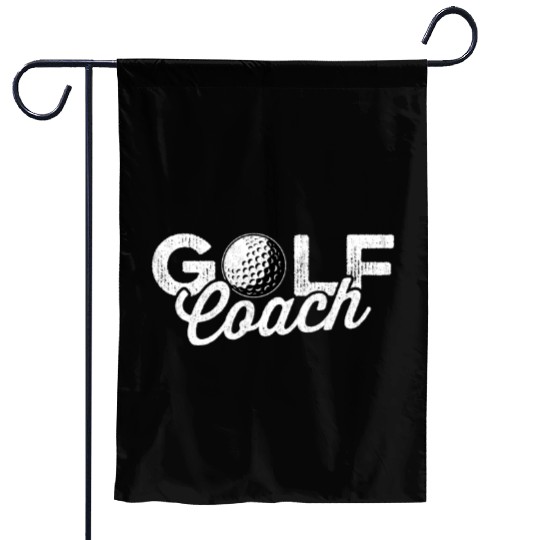 Golf Coach Funny Golf Trainer Instructor Golfing Garden Flags