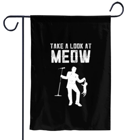 Funny Music Song Kitties Tomcat Cats Garden Flags