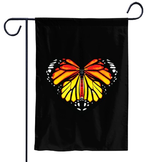 Monarch Butterfly Heart Mom Butterfly Lover Mom Garden Flags