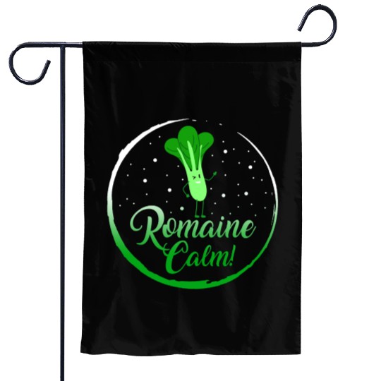 Lettuce Vegetable Garden Flags, Romaine Calm Garden Flags,