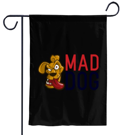 Mad Dog Garden Flags