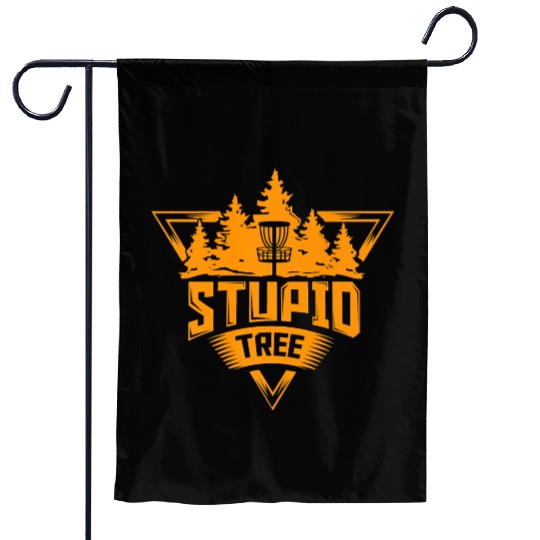 Stupid Tree Frisbee Disc Golf Ultimate Frisbee Garden Flags