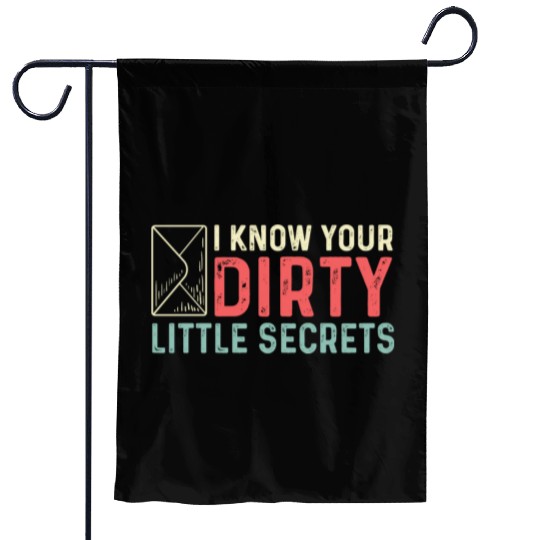Little Dirty Secrets Joker Gift Garden Flags