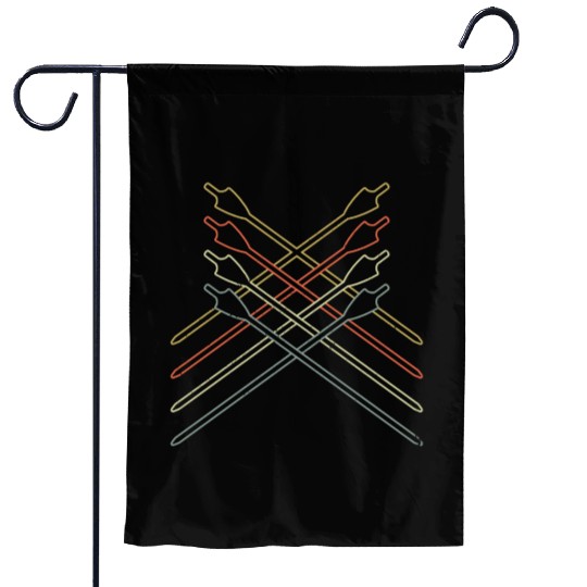 Archery Bow Archer Retro Vintage Garden Flags