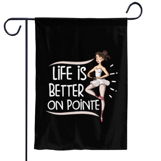 Ballet Ballerina Dance Dancer Dancing Ballet Gift Garden Flags