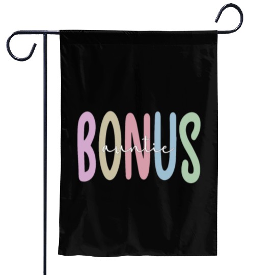 Proud Bonus Auntie Step Aunt Appreciation Gifts Garden Flags