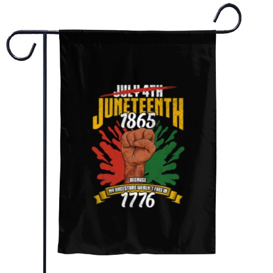 Juneteenth Black History Day Pride Gift Garden Flags