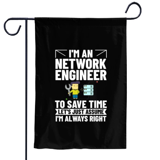 Network Engineer Director Computer Engineering Garden Flags