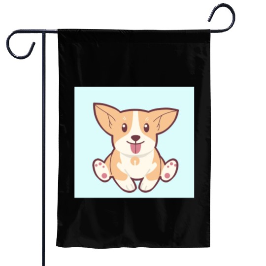 Corgi 1 Garden Flags
