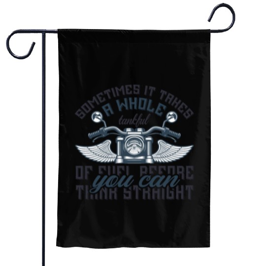 MotorcycleQuotes Design| Motorbike Quotes Design Garden Flags