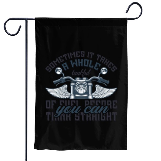 MotorcycleQuotes Design| Motorbike Quotes Design Garden Flags