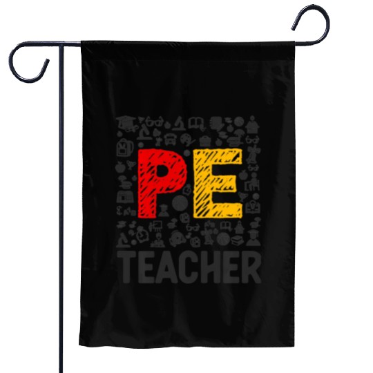 Physical Education Teacher PE Teacher Garden Flags