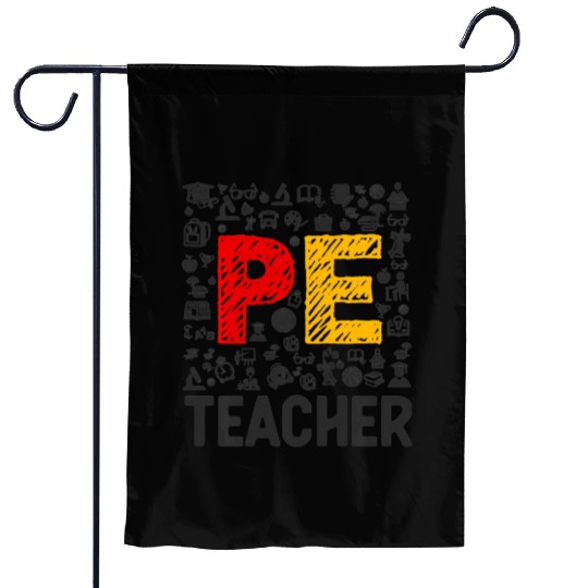 Physical Education Teacher PE Teacher Garden Flags