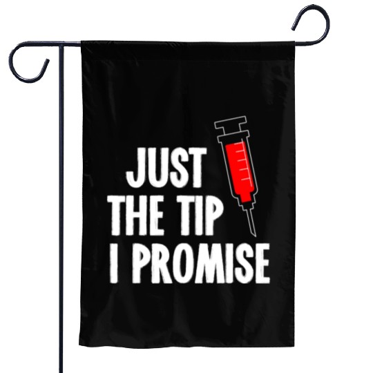 Nurses Week Garden Flags Just The Tip Syringe Nurse Garden Flags