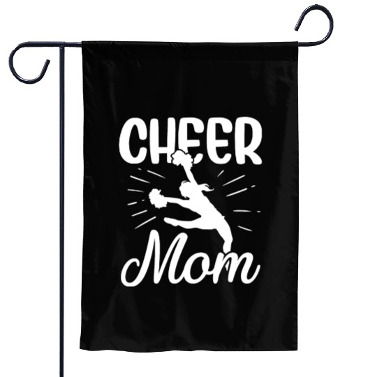 Womens Cheer Mom Gymnastics Cheerleading Mom Squad Garden Flags