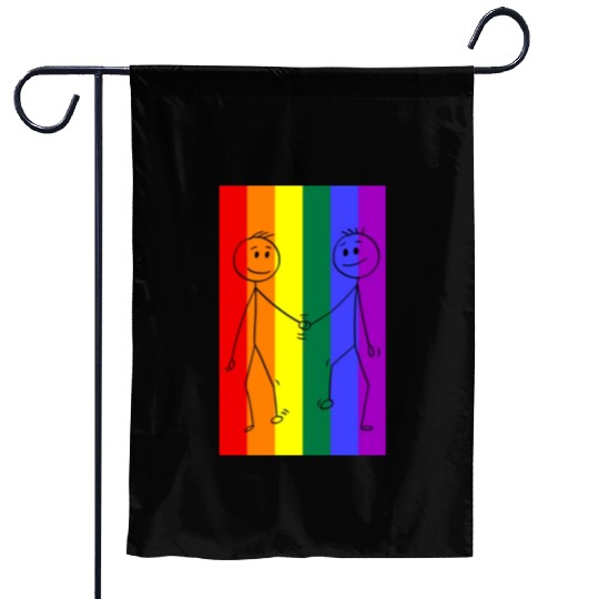 Pride flag color - Pride quote lgbt community Garden Flags
