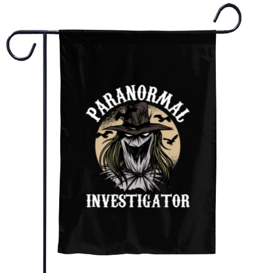 Ghost Hunting Paranormal Investigator Garden Flags