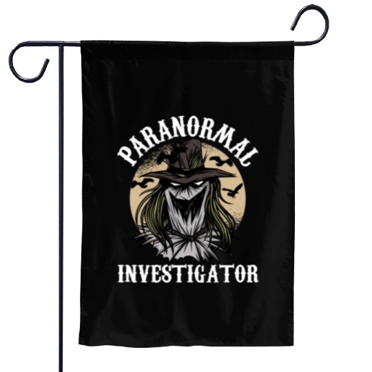 Ghost Hunting Paranormal Investigator Garden Flags