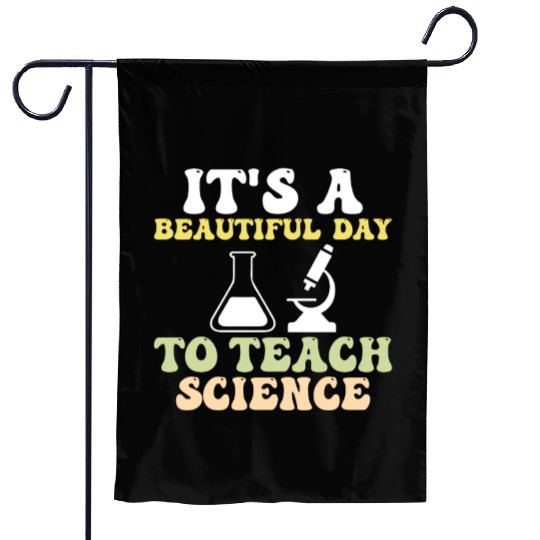 Funny Science Teacher Garden Flags