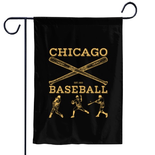 Vintage Chicago baseball est 1900 Garden Flags
