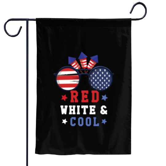 Red Cool America American Flag 4th Of July Garden Flags