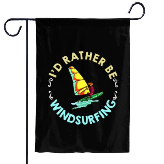 Windsurfing Board Sail Paddle Windsurfer Garden Flags