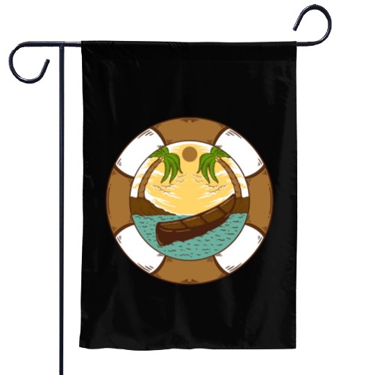 WELCOME TO OUR PARADISE Garden Flags