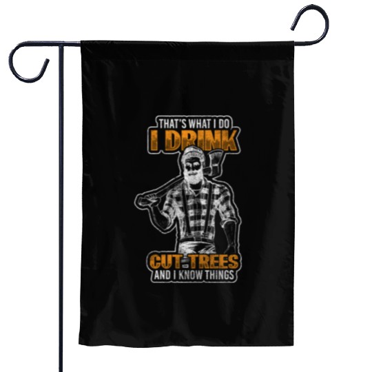 Forest Forest Worker Profession Forest Garden Flags