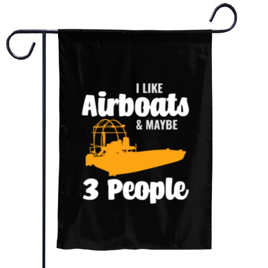 Airboat Fanboat Airboating Planeboat Swamp boat Garden Flags
