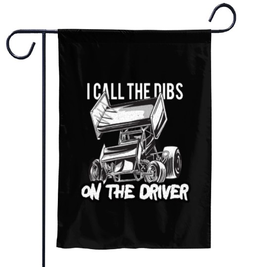 Sprint Car Mom Dirt Track Racing Racing Race Day Garden Flags