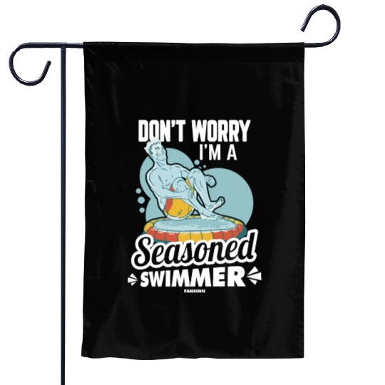 Swimming lifeguard swimming course outdoor pool gi Garden Flags