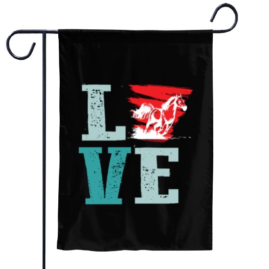 Horse Girl Horseback Riding Pony Lover Ranch Owner Garden Flags