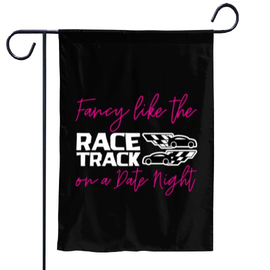 Fancy Like The Race Track On A Date Night 2 Garden Flags