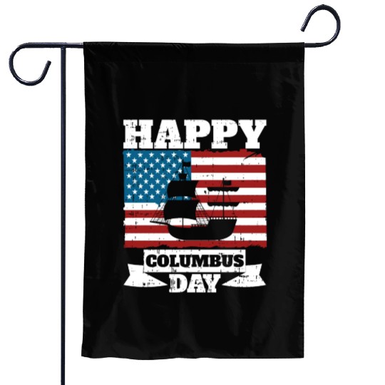 Columbus Day Italian Pride Garden Flags