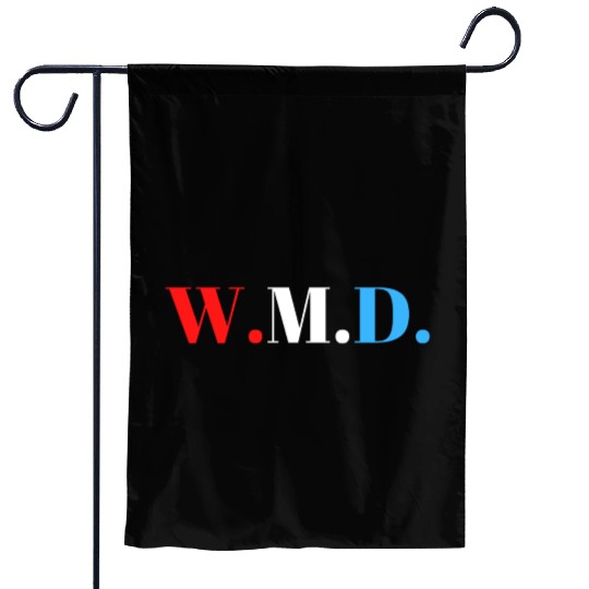 WMD (Red, White and Blue Pro USA version) Garden Flags