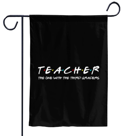 Third Grade Teacher Team Funny Elementary Teaching Garden Flags